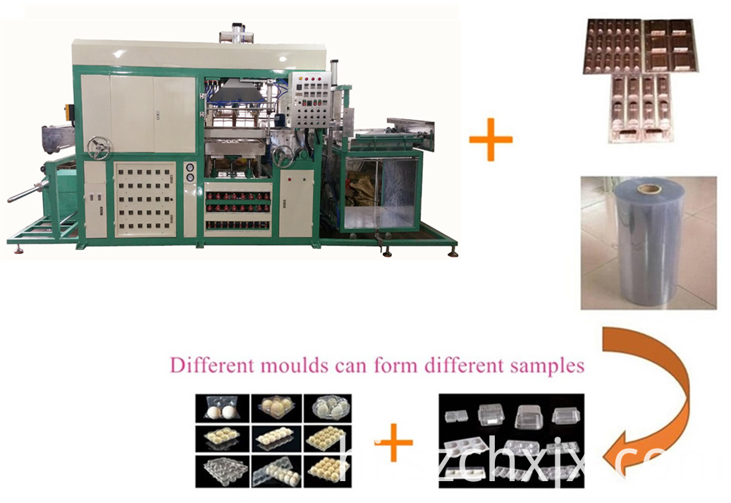 नई डिजाइन स्वचालित प्लास्टिक ब्लिस्टर बनाने की मशीन New design automatic plastic blister forming machine